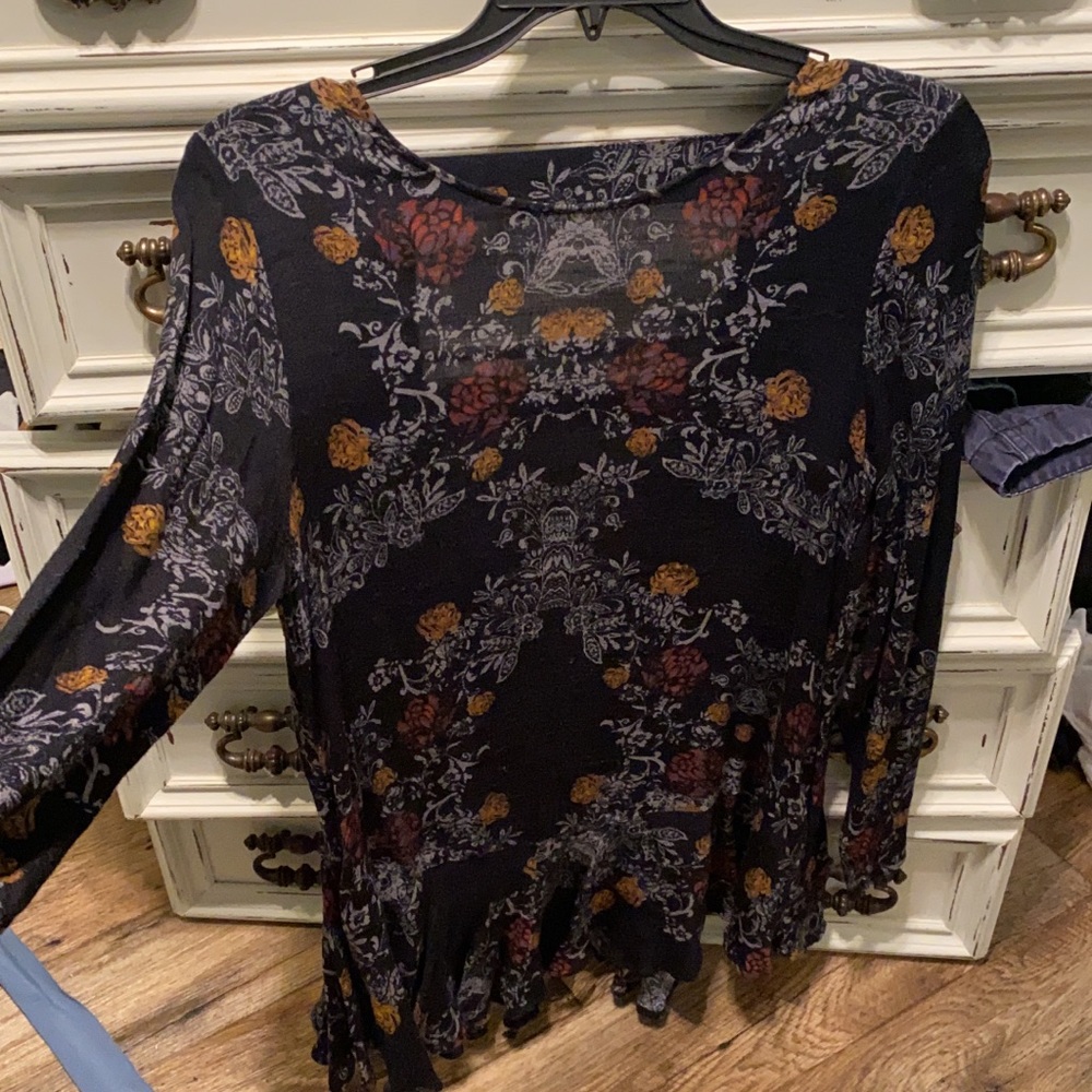 Free People colorful shirt